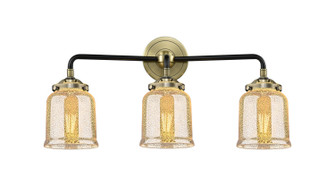 Nouveau Three Light Bath Vanity in Black Antique Brass (405|284-3W-BAB-G58)