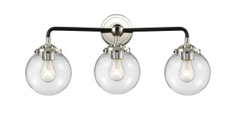 Nouveau LED Bath Vanity in Black Polished Nickel (405|284-3W-BPN-G202-6-LED)