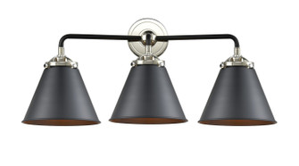 Nouveau LED Bath Vanity in Black Polished Nickel (405|284-3W-BPN-M13-BK-LED)