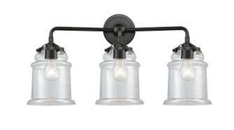 Nouveau Three Light Bath Vanity in Oil Rubbed Bronze (405|284-3W-OB-G182)
