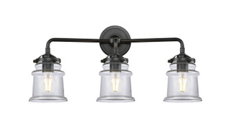 Nouveau Three Light Bath Vanity in Oil Rubbed Bronze (405|284-3W-OB-G182S)