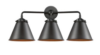 Nouveau Three Light Bath Vanity in Oil Rubbed Bronze (405|284-3W-OB-M13-OB)