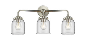 Nouveau Three Light Bath Vanity in Brushed Satin Nickel (405|284-3W-SN-G52)