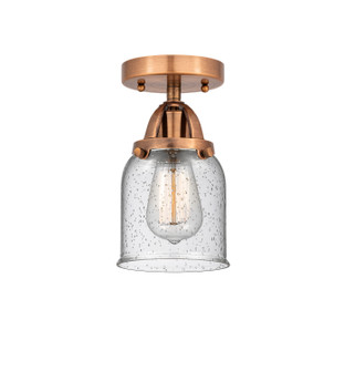 Nouveau 2 One Light Semi-Flush Mount in Antique Copper (405|288-1C-AC-G54)