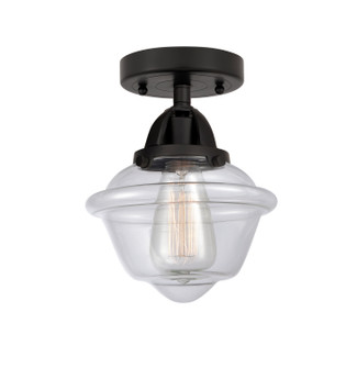 Nouveau 2 One Light Semi-Flush Mount in Matte Black (405|288-1C-BK-G532)