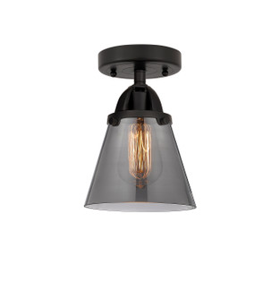 Nouveau 2 One Light Semi-Flush Mount in Matte Black (405|288-1C-BK-G63)