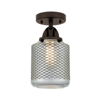 Nouveau 2 LED Semi-Flush Mount in Oil Rubbed Bronze (405|288-1C-OB-G262-LED)