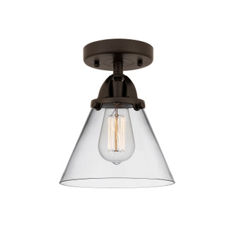 Nouveau 2 One Light Semi-Flush Mount in Oil Rubbed Bronze (405|288-1C-OB-G42)