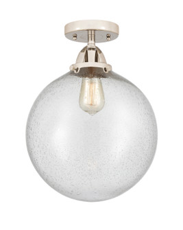 Nouveau 2 One Light Semi-Flush Mount in Polished Nickel (405|288-1C-PN-G204-12)