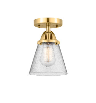 Nouveau 2 LED Semi-Flush Mount in Satin Gold (405|288-1C-SG-G64-LED)