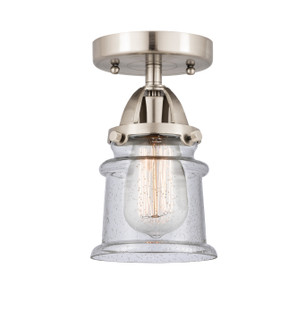 Nouveau 2 One Light Semi-Flush Mount in Brushed Satin Nickel (405|288-1C-SN-G184S)