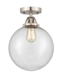 Nouveau 2 LED Semi-Flush Mount in Brushed Satin Nickel (405|288-1C-SN-G204-10-LED)