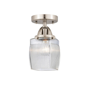 Nouveau 2 LED Semi-Flush Mount in Brushed Satin Nickel (405|288-1C-SN-G302-LED)