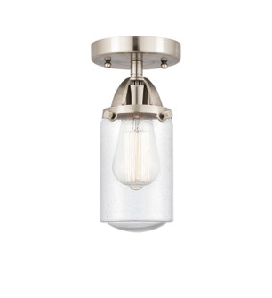 Nouveau 2 One Light Semi-Flush Mount in Brushed Satin Nickel (405|288-1C-SN-G314)