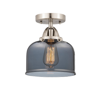 Nouveau 2 One Light Semi-Flush Mount in Brushed Satin Nickel (405|288-1C-SN-G73)