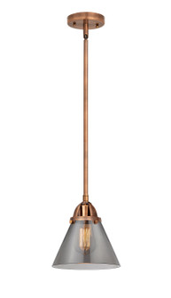 Nouveau 2 One Light Mini Pendant in Antique Copper (405|288-1S-AC-G43)