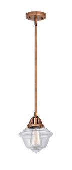 Nouveau 2 One Light Mini Pendant in Antique Copper (405|288-1S-AC-G532)
