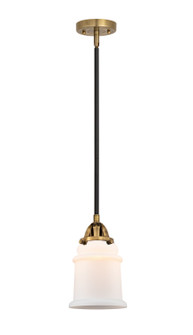 Nouveau 2 LED Mini Pendant in Black Antique Brass (405|288-1S-BAB-G181-LED)