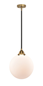 Nouveau 2 LED Mini Pendant in Black Antique Brass (405|288-1S-BAB-G201-12-LED)