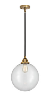 Nouveau 2 LED Mini Pendant in Black Antique Brass (405|288-1S-BAB-G202-12-LED)