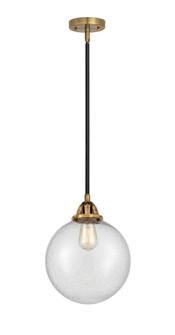 Nouveau 2 One Light Mini Pendant in Black Antique Brass (405|288-1S-BAB-G204-10)