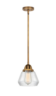 Nouveau 2 One Light Mini Pendant in Brushed Brass (405|288-1S-BB-G172)