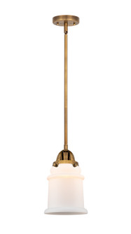 Nouveau 2 One Light Mini Pendant in Brushed Brass (405|288-1S-BB-G181)