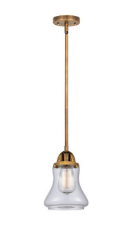 Nouveau 2 One Light Mini Pendant in Brushed Brass (405|288-1S-BB-G192)