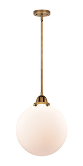 Nouveau 2 One Light Mini Pendant in Brushed Brass (405|288-1S-BB-G201-12)