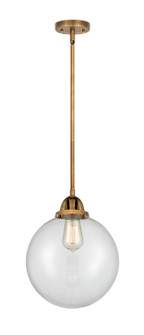 Nouveau 2 LED Mini Pendant in Brushed Brass (405|288-1S-BB-G202-10-LED)