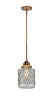 Nouveau 2 One Light Mini Pendant in Brushed Brass (405|288-1S-BB-G262)