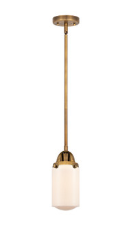 Nouveau 2 LED Mini Pendant in Brushed Brass (405|288-1S-BB-G311-LED)