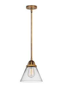 Nouveau 2 One Light Mini Pendant in Brushed Brass (405|288-1S-BB-G42)