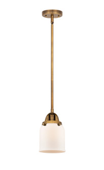 Nouveau 2 One Light Mini Pendant in Brushed Brass (405|288-1S-BB-G51)