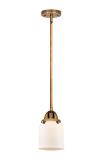 Nouveau 2 LED Mini Pendant in Brushed Brass (405|288-1S-BB-G51-LED)
