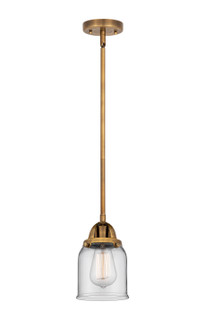 Nouveau 2 One Light Mini Pendant in Brushed Brass (405|288-1S-BB-G52)