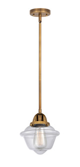 Nouveau 2 One Light Mini Pendant in Brushed Brass (405|288-1S-BB-G532)