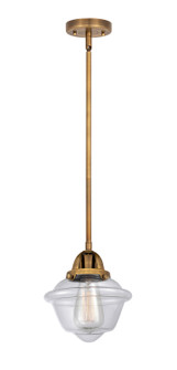 Nouveau 2 LED Mini Pendant in Brushed Brass (405|288-1S-BB-G532-LED)