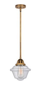 Nouveau 2 LED Mini Pendant in Brushed Brass (405|288-1S-BB-G534-LED)