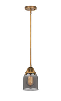Nouveau 2 LED Mini Pendant in Brushed Brass (405|288-1S-BB-G53-LED)