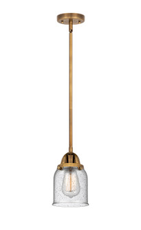 Nouveau 2 LED Mini Pendant in Brushed Brass (405|288-1S-BB-G54-LED)