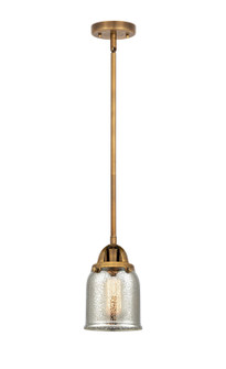 Nouveau 2 LED Mini Pendant in Brushed Brass (405|288-1S-BB-G58-LED)