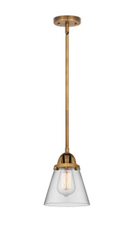 Nouveau 2 One Light Mini Pendant in Brushed Brass (405|288-1S-BB-G62)