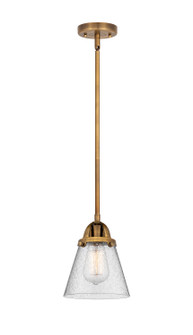 Nouveau 2 LED Mini Pendant in Brushed Brass (405|288-1S-BB-G64-LED)