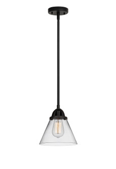 Nouveau 2 One Light Mini Pendant in Matte Black (405|288-1S-BK-G42)