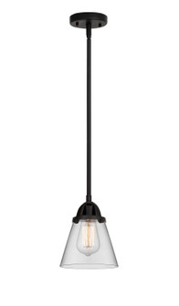 Nouveau 2 One Light Mini Pendant in Matte Black (405|288-1S-BK-G62)