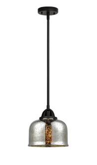Nouveau 2 One Light Mini Pendant in Matte Black (405|288-1S-BK-G78)