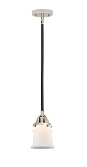 Nouveau 2 LED Mini Pendant in Black Polished Nickel (405|288-1S-BPN-G181S-LED)