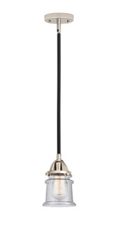 Nouveau 2 One Light Mini Pendant in Black Polished Nickel (405|288-1S-BPN-G184S)