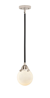 Nouveau 2 LED Mini Pendant in Black Polished Nickel (405|288-1S-BPN-G201-6-LED)